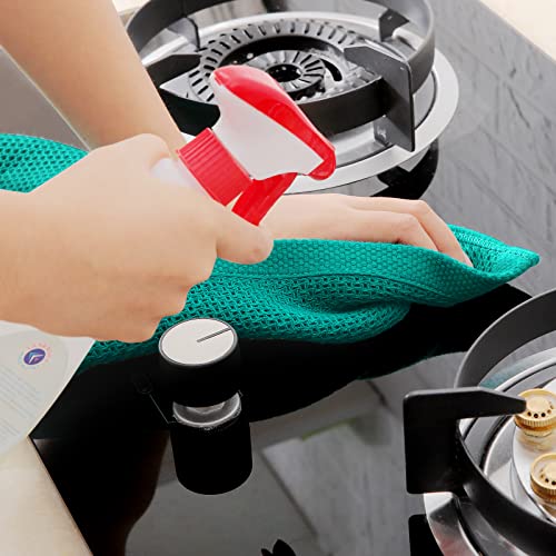 100% Cotton Waffle Weave Kitchen Dish Towels 12 (Teal / 13 X 28 - 12 Pack)