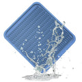 Oversized Silicone Dish Drying Mat for Kitchen (Lichen Blue / 18" x 16")