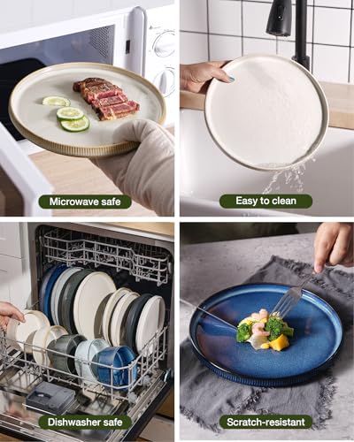 Star Plates and Bowls Sets (Cappuccino White)