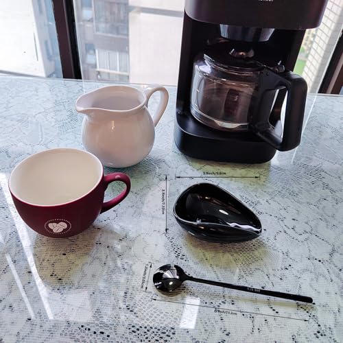 Mini Coffee Spoon Holder (Ture black+black Spoon)