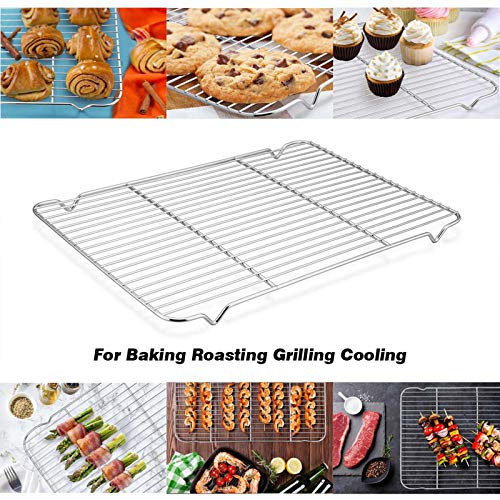 Baking Cooling Rack Set of 2 (16.6” x 11.6”)