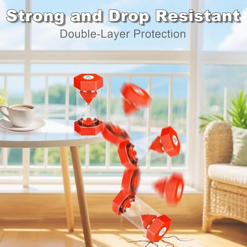 20 Minute Hourglass Sand Timer (Red / 20 minute)