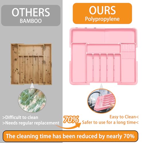 Silverware Organizer (Pink)