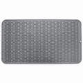Silicone Dish Drying Mat for Multiple Usage (Gray / 32"L x 18"W)