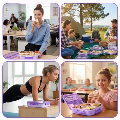 Bento Box for Adults (Purple)