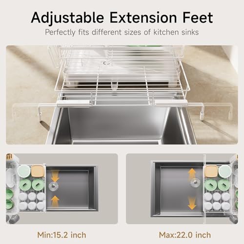 Large Dish Drying Rack (White)