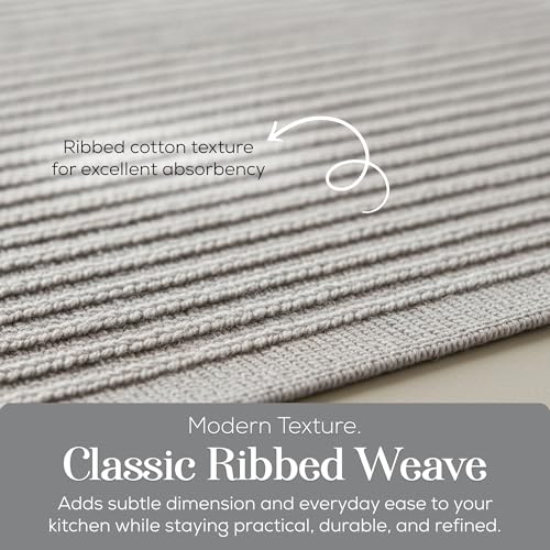 Kitchen Towels (Grey & White Vine)