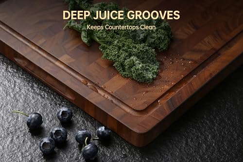 Walnut Cutting Boards for Kitchen (17"L x 13"W)