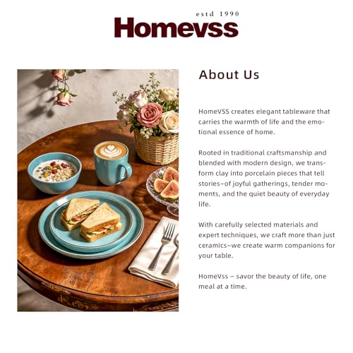 Stoneware Euro (Service for 4 - 20pc Set / Turquoise)