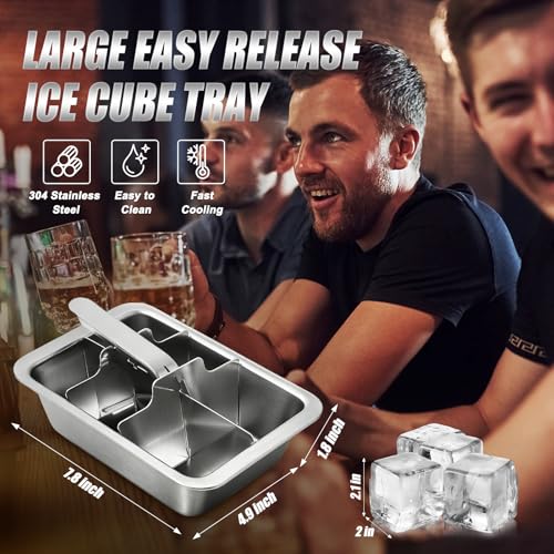 Ice Cube Trays (Silver - 1 Pack)