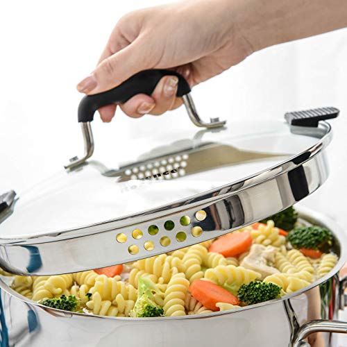 6 Quart Stainless Steel Stock Pot (6 Quarts)