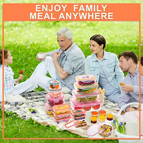 38 Pcs Large Food storage containers (38 Pcs)