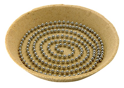 Pie Weights Stainless Steel Stoneware Beads for Blind Baking (6-Ft, Single Chain)