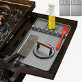 2 PCS Silicone Grill Mat Compatible with Blackstone (grey2pcs)