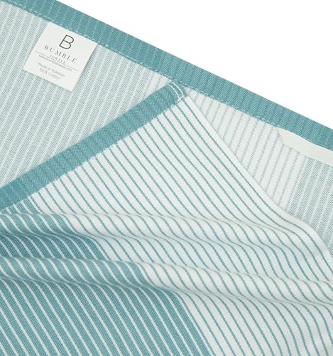 Premium Kitchen Towels 6 Pack 100% Cotton (Aqua / Kitchen Towels - Flat Woven (6 Pack))