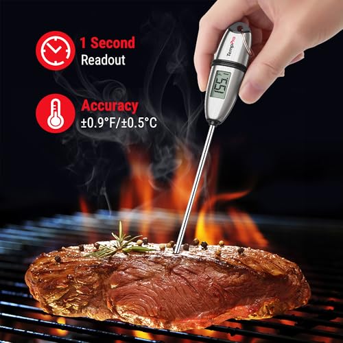 TempSwift 1 Sec Meat Thermometer Digital for Kitchen Cooking Food (Digital)