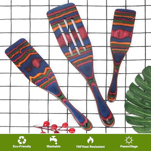 Spurtle Set Wooden Utensils for Cooking