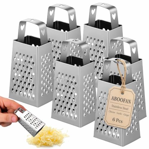 6Pcs Mini Box Graters (7.80X3.80X2.80CM)