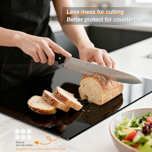 Black Cutting Boards for Kitchen (New-Black / 20"L x 16"W)