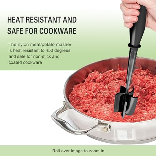 Meat Chopper 5 Curve Blades Ground Beef Smasher