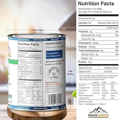 Fully Cooked Canned Chicken 28 Oz (Pack of 1)