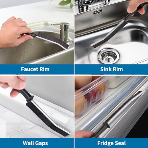 2Pcs Crevice Cleaning Brush Scrub Grout Cleaning Supplies Tools (Style 2)