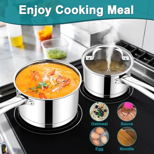 Saucepan with Lid Set (2QT & 3QT)