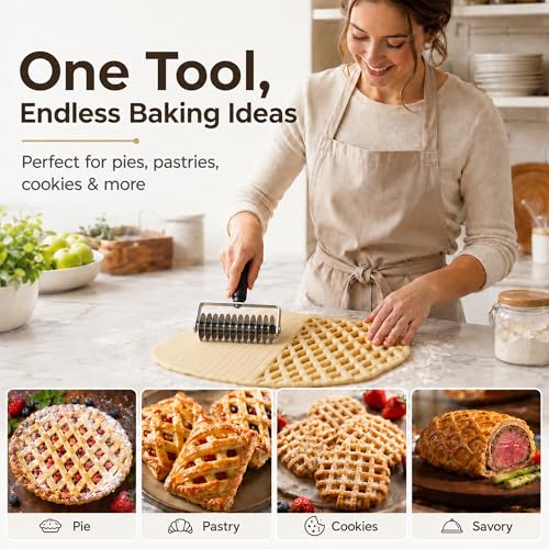 Pastry Lattice Roller Cutter (Black)
