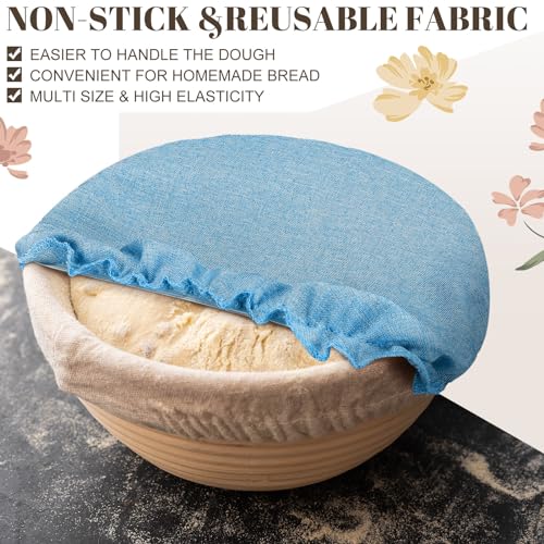 10 Pack Cloth Bowl Covers for Bread Rising (Vintage)