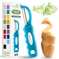 Swivel Vegetable Peeler for Kitchen w (Teal)