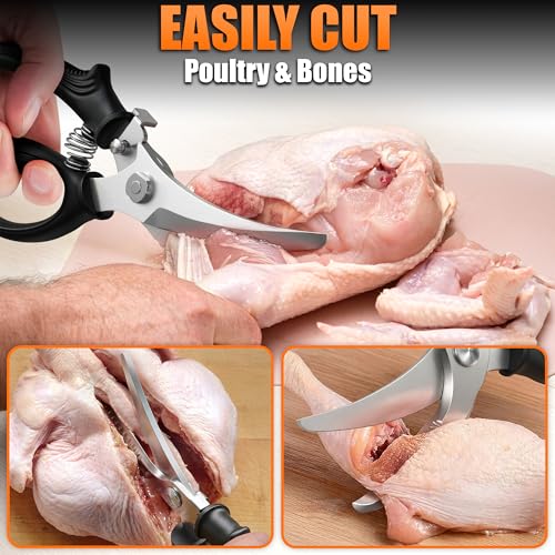 Poultry Shears Heavy Duty (Deep Black)