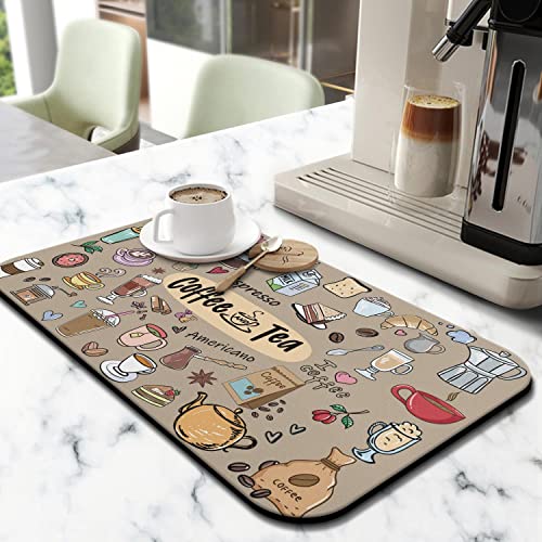 Super Absorbent Anti (Coffee-1 / 19" x 12")