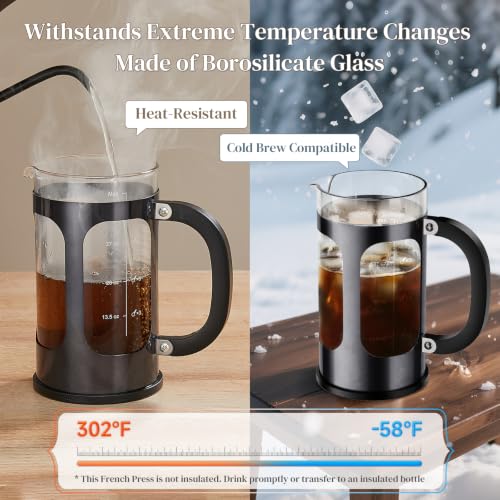French Press Coffee Maker (Dark Pewter / 34oz)
