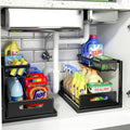 Under Sink Organizer (Black / 2 Pack)