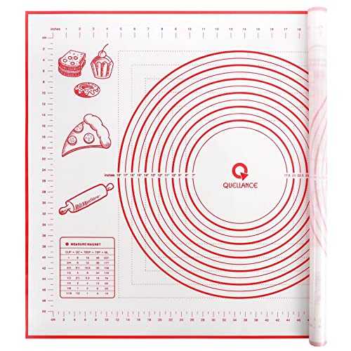 Extra Large Silicone Pastry Mat (Red / 32"L x 24"W)