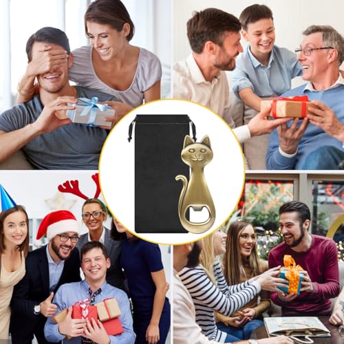 Cat Beer Bottle Opener (Bronze)