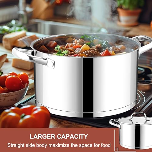 Stainless Steel Stock Pot (8 Quarts)