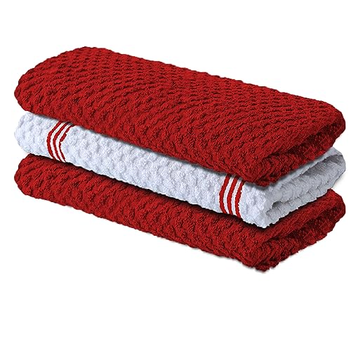 Kitchen Towels (Passionate Red / 15 x 25)