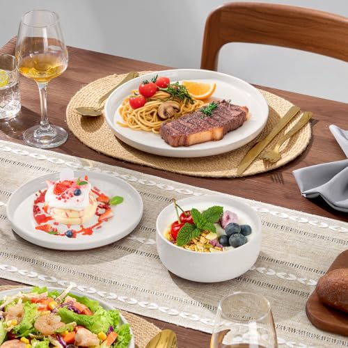 Plates and Bowls Sets (Whisper White / Service for 6)