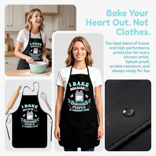 Funny Baking Apron for Women Men (Baking-01)