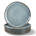 Ceramic Plates Set of 6 (Blue Sea / 8.5 Inch)
