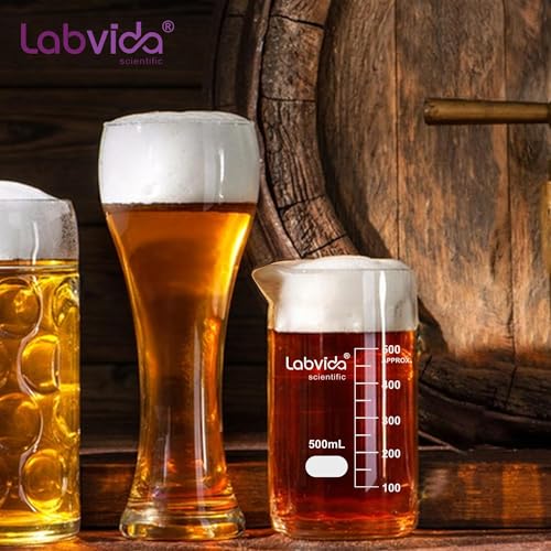 Upgrated 3 Size Low Form Beaker Set (3 Sizes: 50/100/250ml,each 1pc)