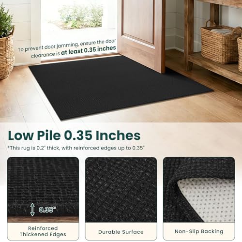 Black 6x9 Dining Room Rugs (Black/Dark Grey / 6' x 9' (Rectangular))