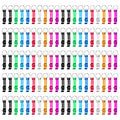400 Pack Colorful Metal Bottle Opener Keychains Bulk (Colorful)