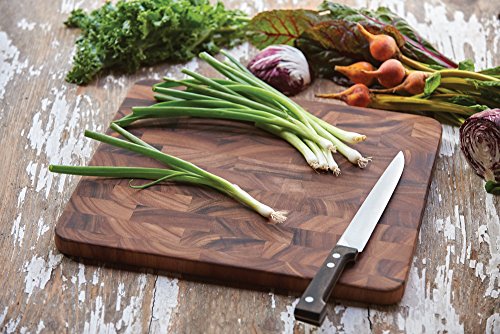 Oslo End Grain Utility Cutting Board (15.8"L x 14"W)