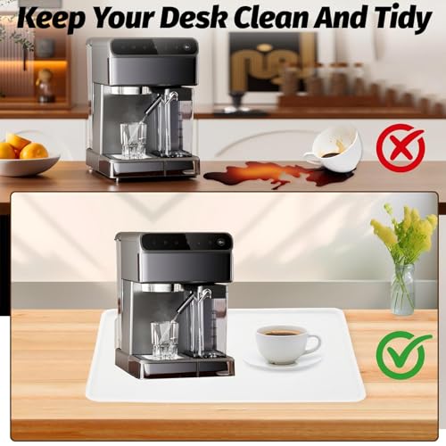 Coffee Mat 19.7"x15" Coffee Mat (White Coffee Mat / 20" x 15")