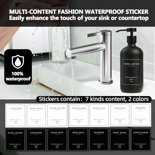 Black Soap Dispenser (Black Bottle/Black Pump + Tray)