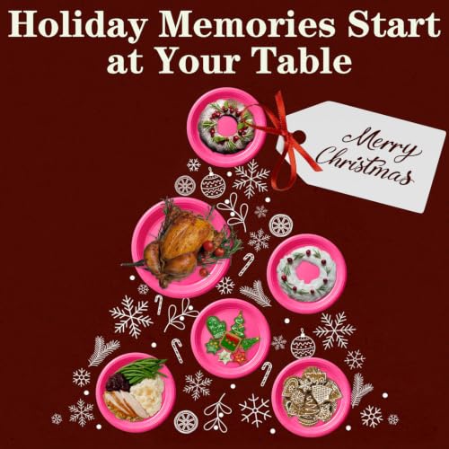 Hot Pink Paper Plates (Hot Pink / 50 Count (25-9" & 25-7"))