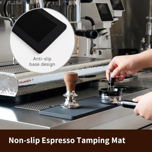 Espresso Tamping Mat (Black5"x12")