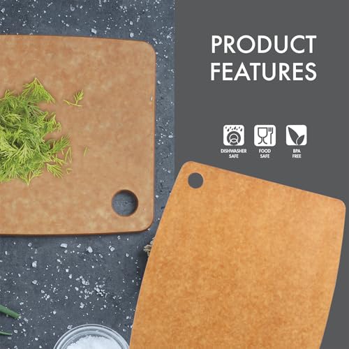 Natural Fiber Composite Cutting Board (Brown)